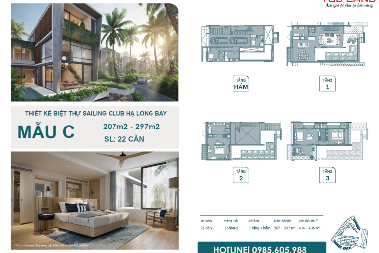 Thiết kế Biệt Thự Sailing Club Hạ Long Bay Mẫu C Thiết kế Biệt Thự Sailing Club Hạ Long Bay Mẫu C