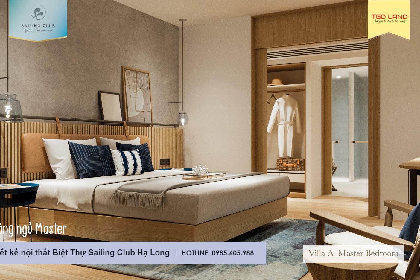 Thiết kế nội thất Biệt thự Saling Club Hạ Long Mẫu A