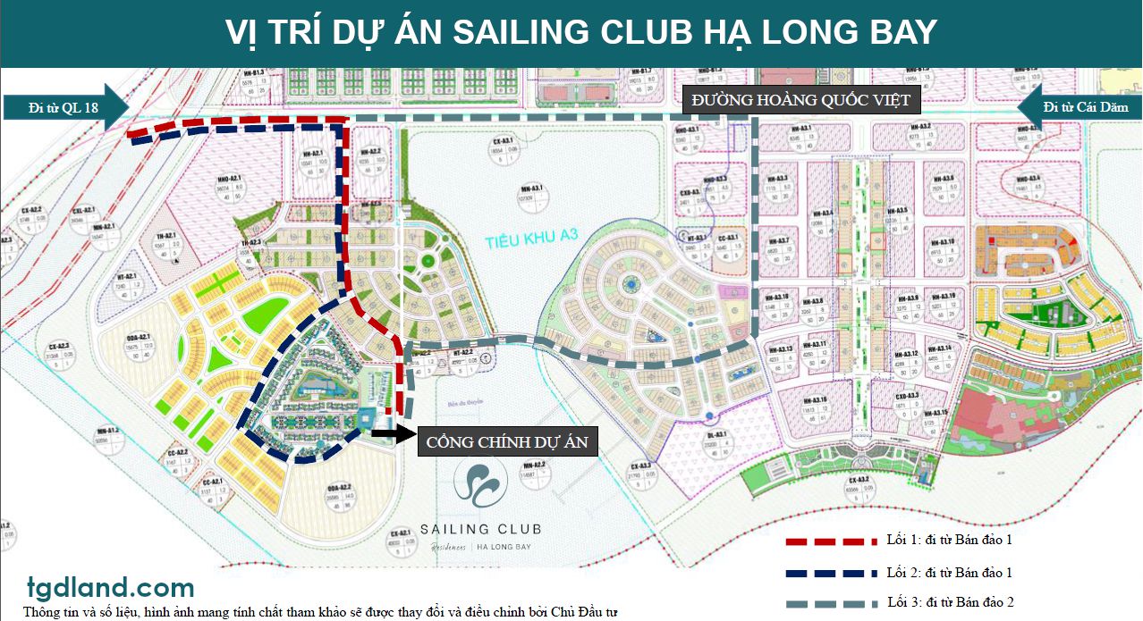 Vị trí dự án Sailing Club Hạ Long Bay Bãi Cháy, Quảng Ninh Vị trí dự án Sailing Club Hạ Long Bay Bãi Cháy, Quảng Ninh