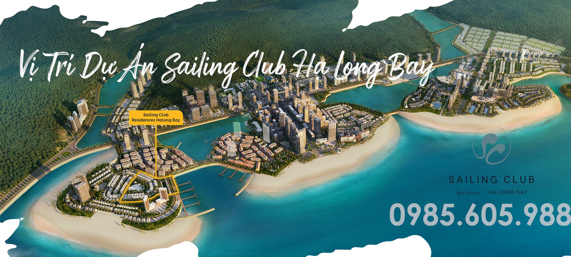 Vị trí dự án Sailing Club Hạ Long Quảng Ninh Vị trí dự án Sailing Club Hạ Long Quảng Ninh