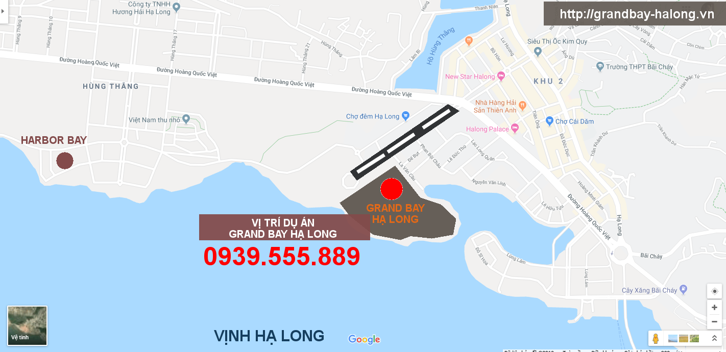 Vị trí Grand Bay Hạ Long, Bãi Cháy, Quảng Ninh Vị trí Grand Bay Hạ Long, Bãi Cháy, Quảng Ninh