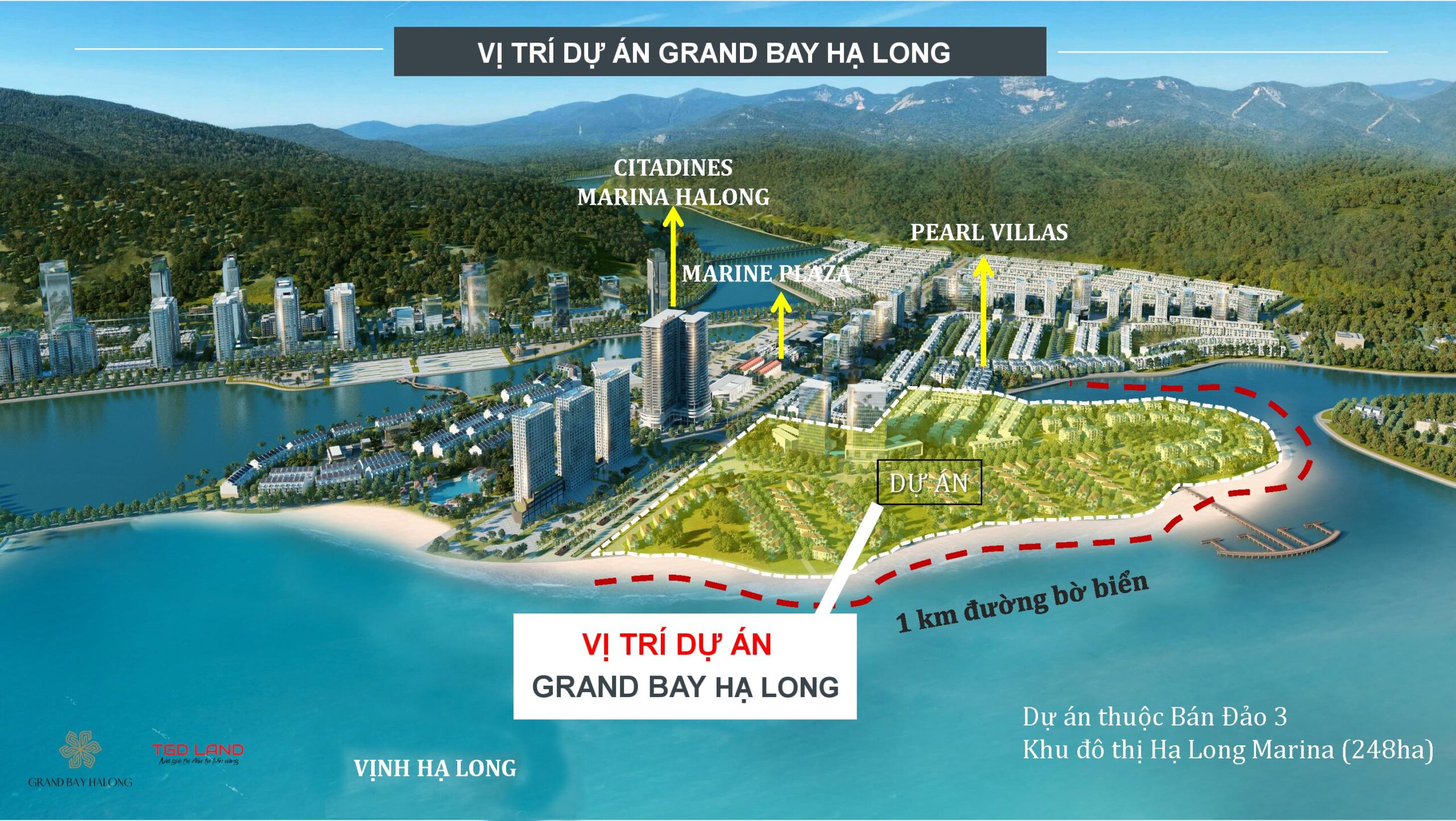 Vị trí dư án Grand Bay Hạ Long 2021 Vị trí dư án Grand Bay Hạ Long 2021