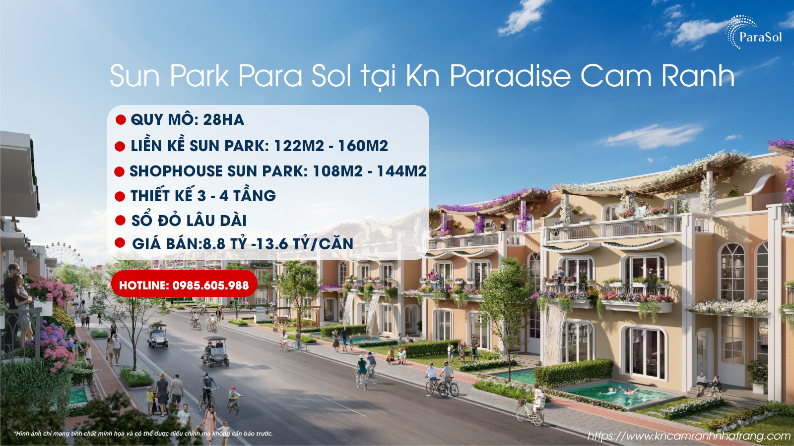 Thông tin chi tiết tiểu khu Sun Park tại Para Sol Kn Paradise Thông tin chi tiết tiểu khu Sun Park tại Para Sol Kn Paradise