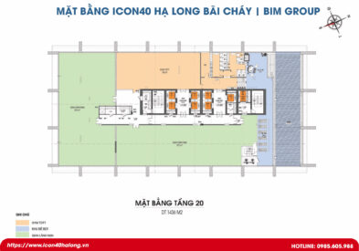 Mặt bằng Icon40 Hạ Long Tầng 20