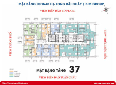 Mặt bằng Icon40 Hạ Long Tầng 37