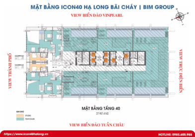 Mặt bằng Icon40 Hạ Long Tầng 39