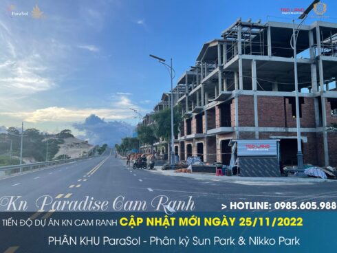 Tiến độ Kn Paradise Cam Ranh Tháng 11/2022