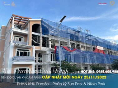 Tiến độ Kn Paradise Cam Ranh Tháng 11/2022
