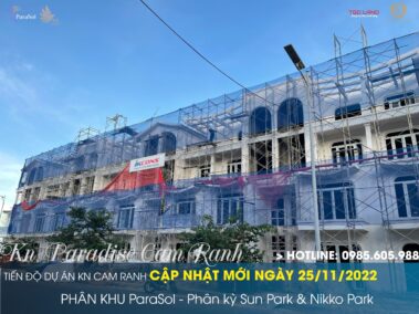 Tiến độ Kn Paradise Cam Ranh Tháng 11/2022