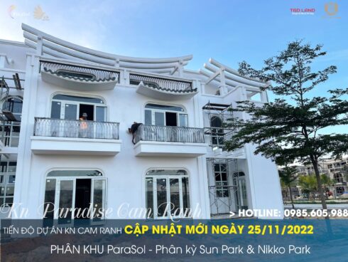 Tiến độ Kn Paradise Cam Ranh Tháng 11/2022