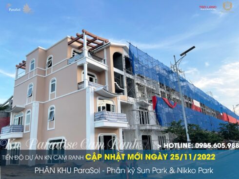 Tiến độ Kn Paradise Cam Ranh Tháng 11/2022