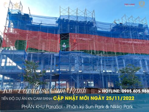 Tiến độ Kn Paradise Cam Ranh Tháng 11/2022
