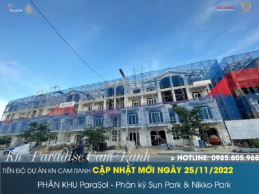 Tiến độ Kn Paradise Cam Ranh Tháng 11/2022