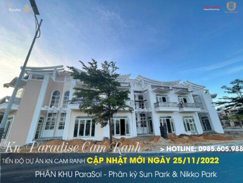 Tiến độ Kn Paradise Cam Ranh Tháng 11/2022