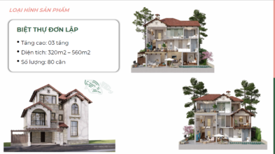 Thiết kế biệt thự Thung Lũng Thanh Xuân