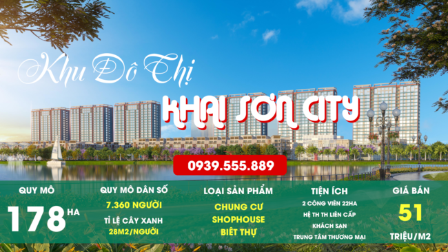 Hình ảnh Khu Đô thị Khai Sơn City 2023