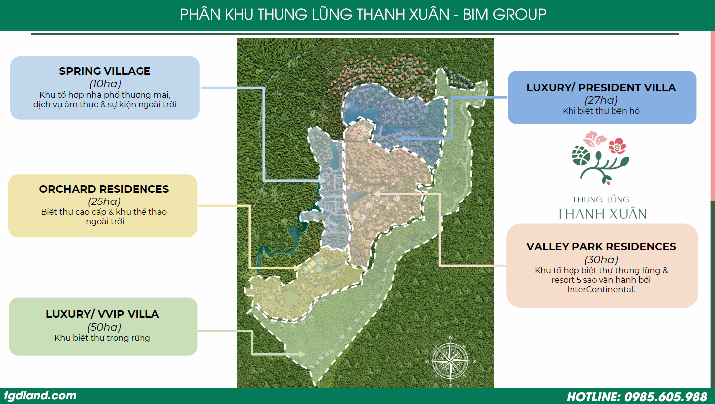 Mặt bằng phân khu dự án Thung Lũng Thanh Xuân - Bim Group Mặt bằng phân khu dự án Thung Lũng Thanh Xuân - Bim Group