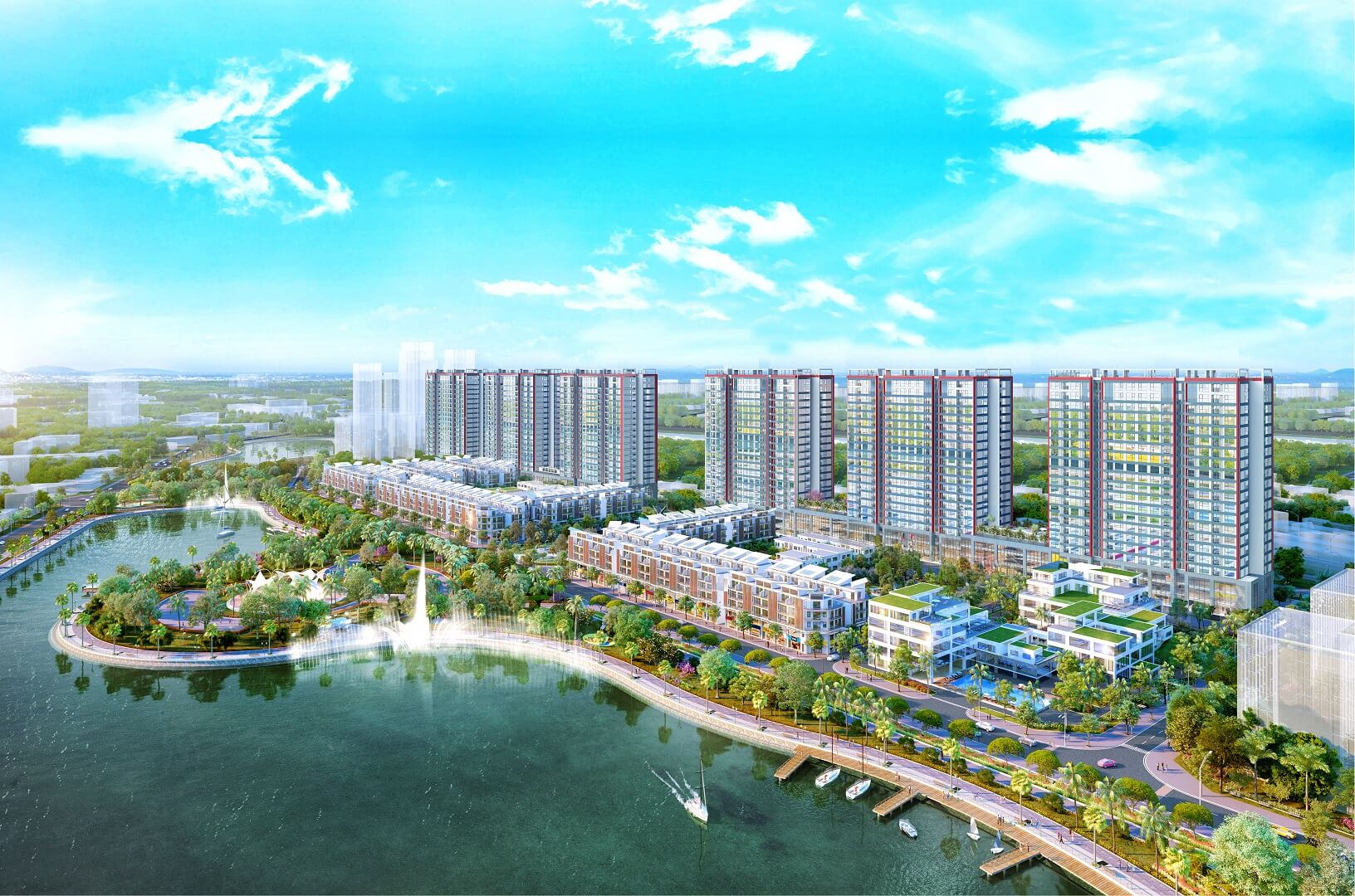 Hình ảnh phối cảnh Khai sơn City Hà Nội Hình ảnh phối cảnh Khai sơn City Hà Nội