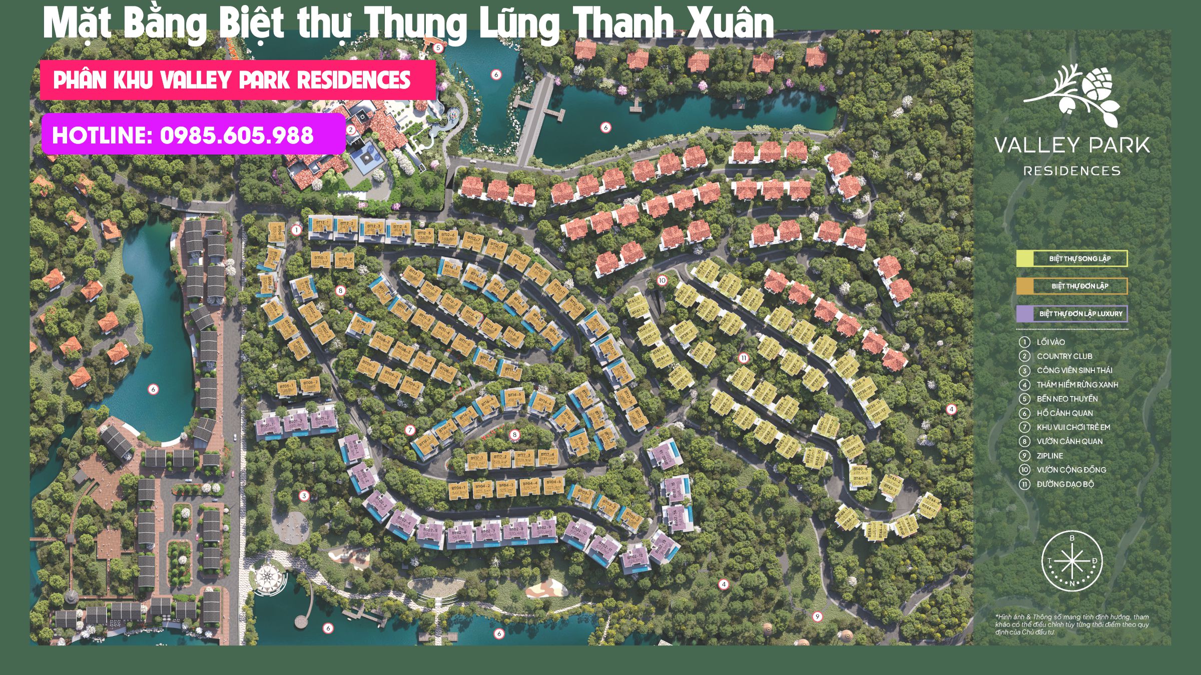 Mặt bằng Biệt thự Thung Lũng Thanh Xuân - Valley Park Residences Mặt bằng Biệt thự Thung Lũng Thanh Xuân - Valley Park Residences