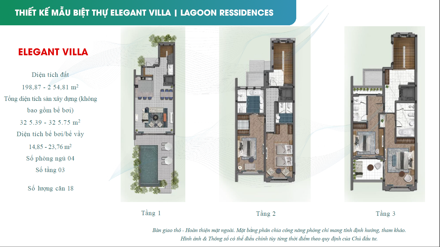 Thiết kế Biệt thự Lagoon Residences Hạ Long | Mẫu Elegant Villa