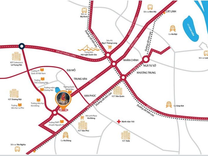 Vị trí dự án The Charm An Hưng Tố Hữu