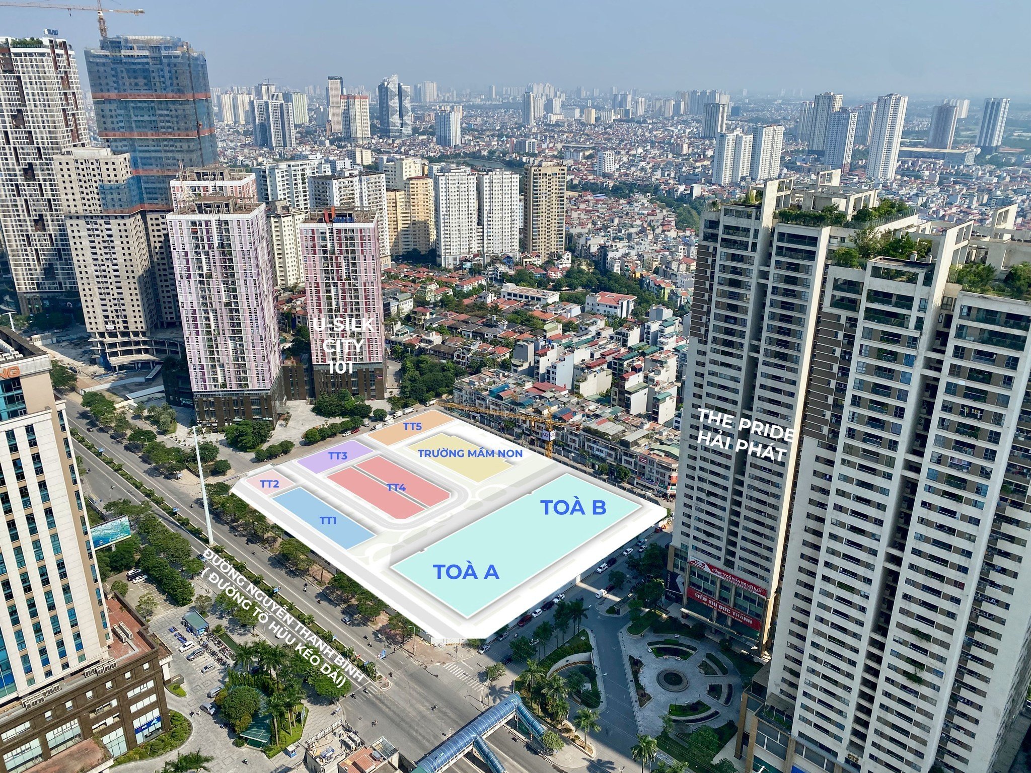 Vị trí dự án The Charm An Hưng Tố Hữu