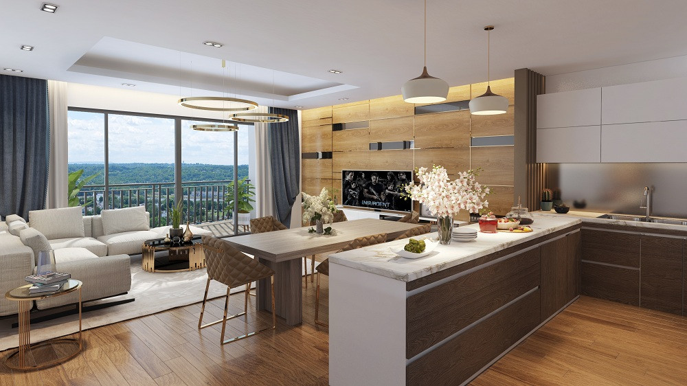 Thiết kế nội thất dự án chung cư The Charm An Hưng